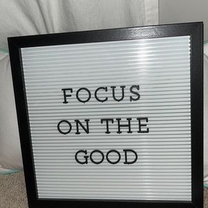 Letter board sign